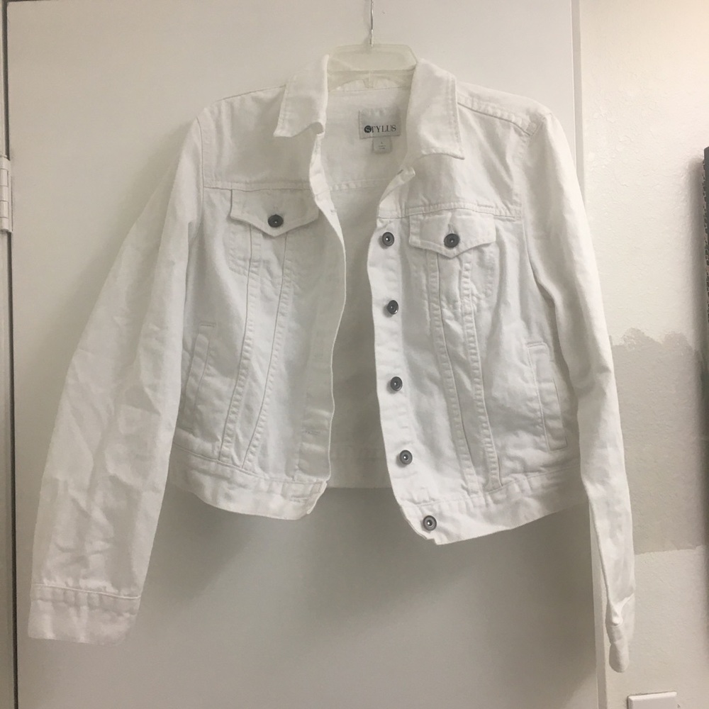 White Denim Jacket🐚